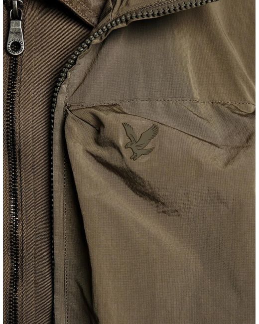 Lyle & Scott Green Lightweight Ripstop Gilet for men