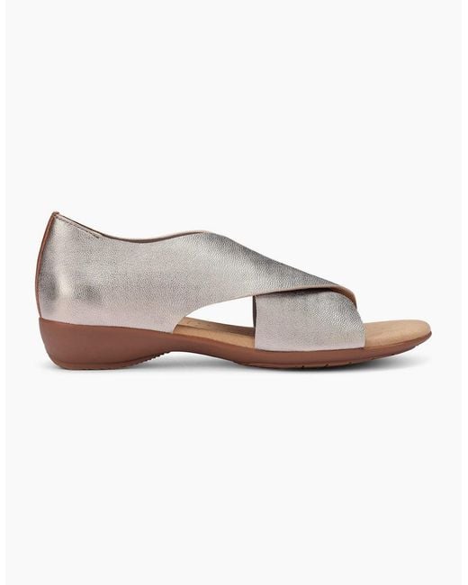 Hotter Metallic Seren Sandals