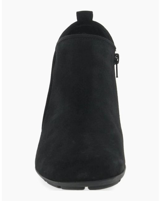 Gabor Black Trudy Ankle Boots