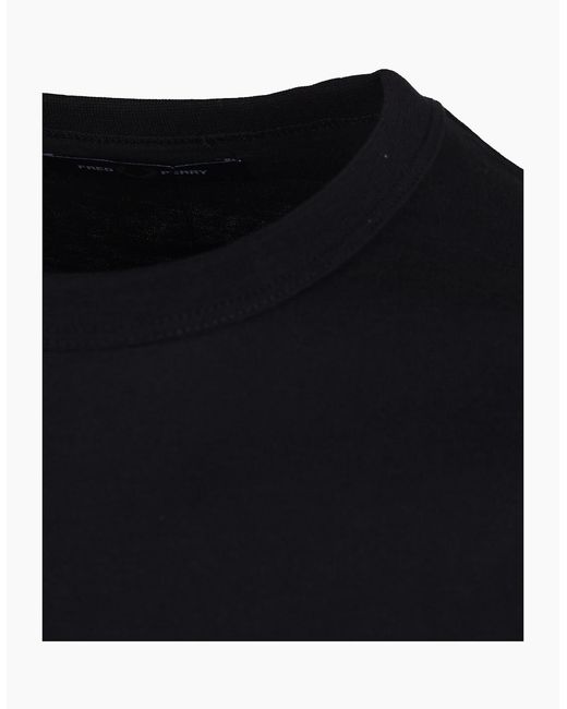 Fred Perry Black Ringer T-Shirt for men