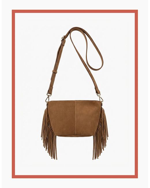 Nooki Design Brown Kingston Tassle Cross Body Bag