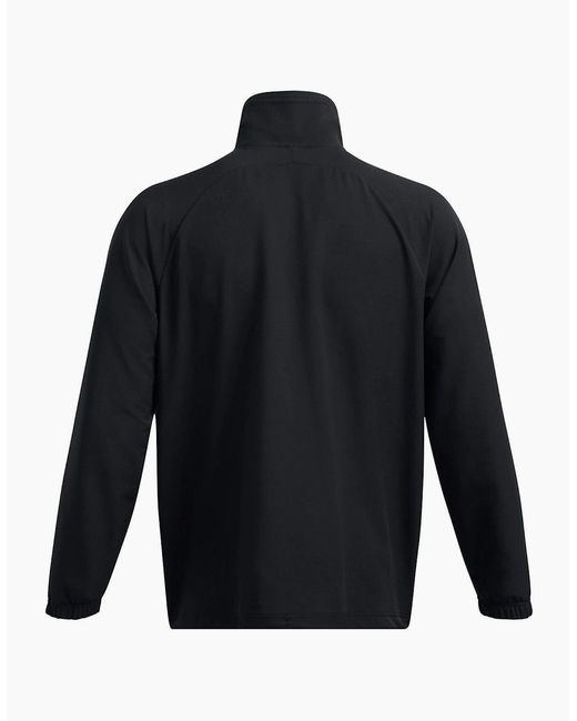 Under Armour Blue Unstoppable Solid Patterned Anorak Jacket With Drawstring for men