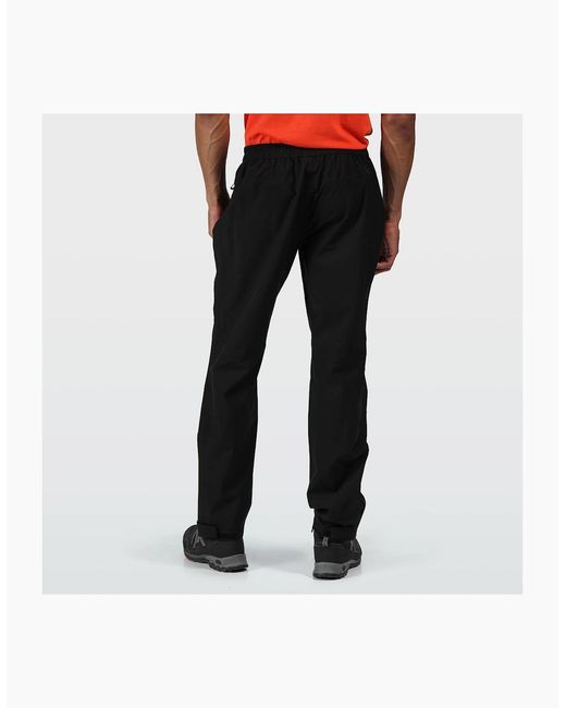 Regatta Black Highton Stretch Overtrousers for men