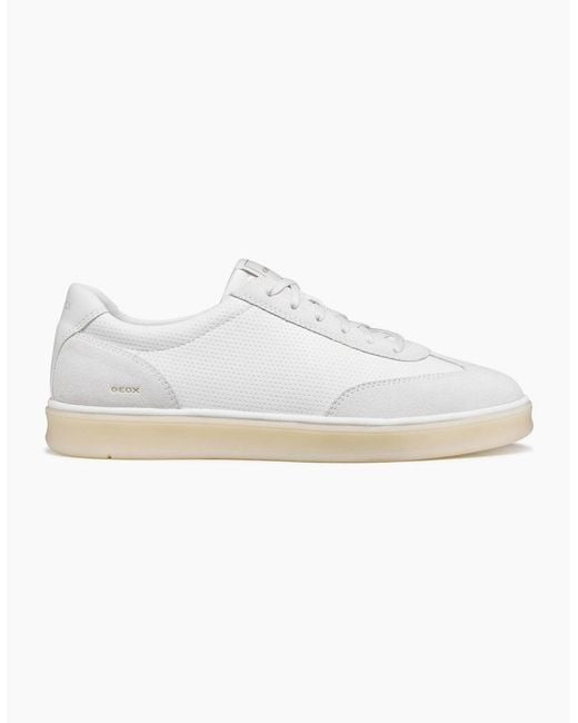 Geox White U Spherica Actif X4 Trainers for men