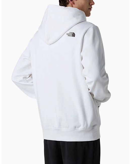 The North Face Gray Drew Peak Hoodie Casual Sweatshirts Overhead Pullover Hoody for men