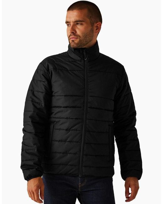 Regatta Black Professional Essential Thermal Padded Jacket for men