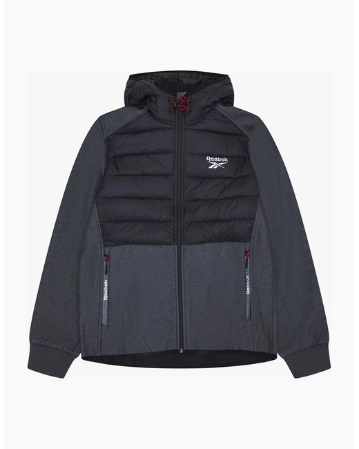 Reebok Blue Rb1562 Mixed Media Jacket for men