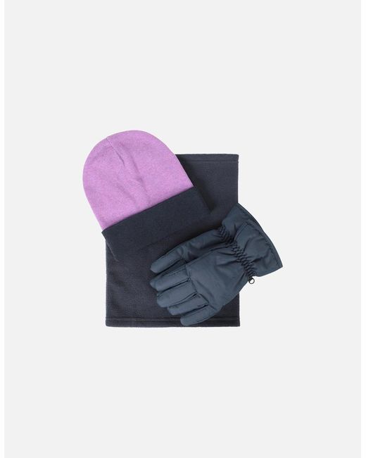 Mountain Warehouse Blue Ladies Snow Accessories Set