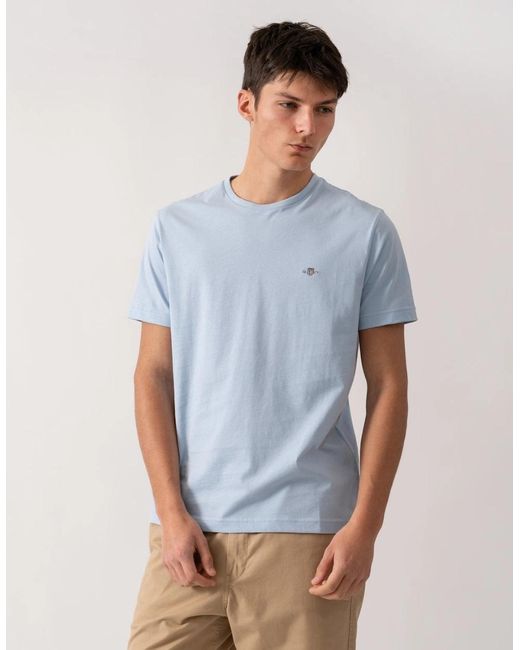 Gant Blue Regular Shield T-shirt for men