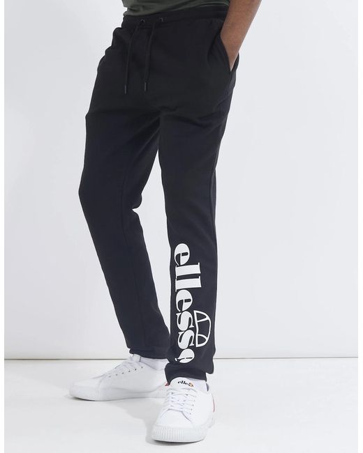 Ellesse Black Grattage Jog Pant for men
