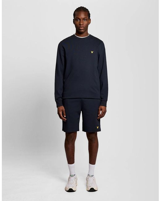 Lyle & Scott Blue Sports Lightweight Sweat Shorts for men