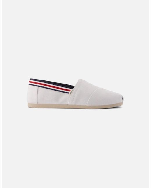 TOMS White Alpargata Classic Espadrilles for men