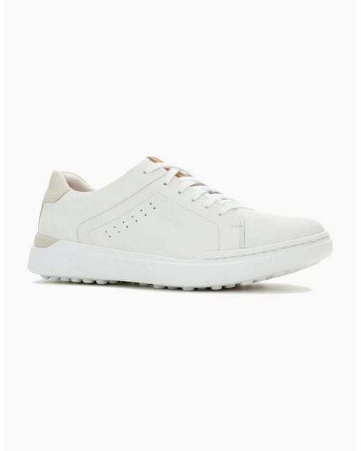 Hush Puppies White Wes Hp Trainers for men