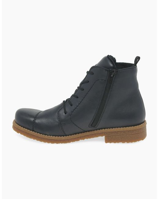 Rieker Blue Direction Ankle Boots