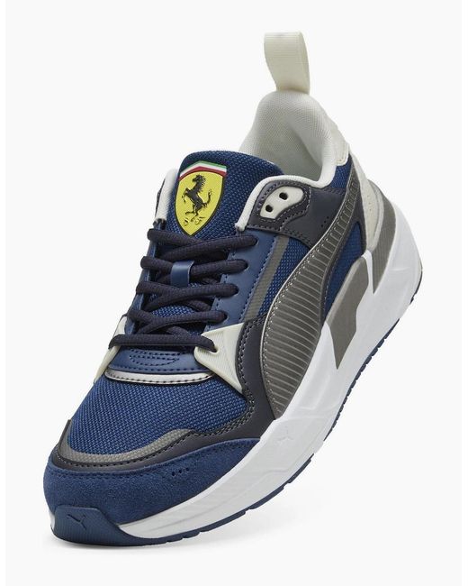 PUMA Blue Ferrari Trinity 2 Low Top Trainers for men
