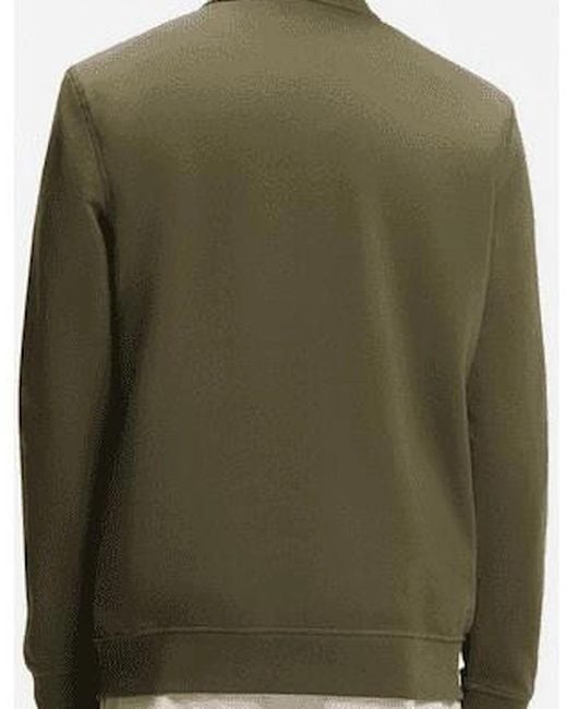 Boss Green Zetrust Patch Logo Quarter Zip Sweatshirt for men
