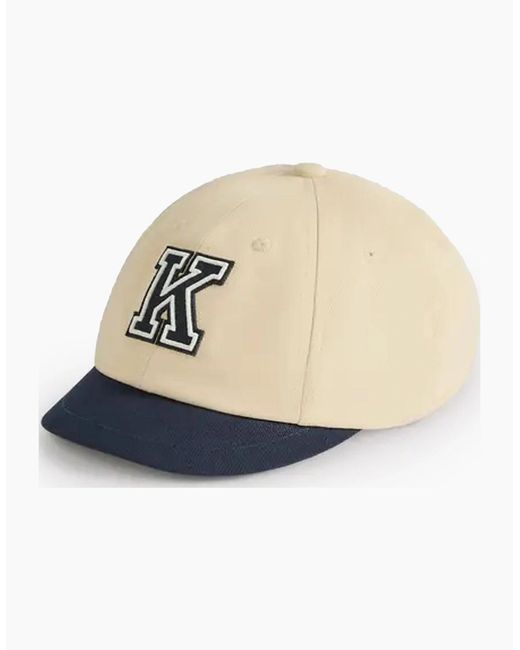 KENZO Natural K Letter Baseball Cap for men