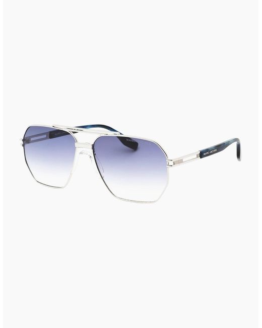 Marc Jacobs Blue Marc Jacob Palladium Lens Sunglasses