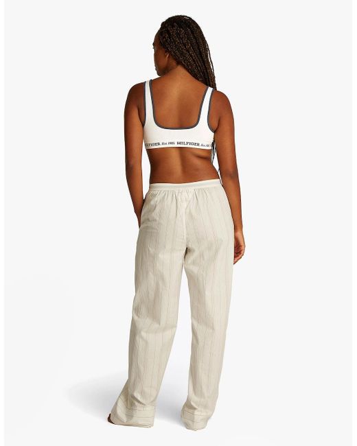 Tommy Hilfiger Natural Bralette Bikini Top Ivory