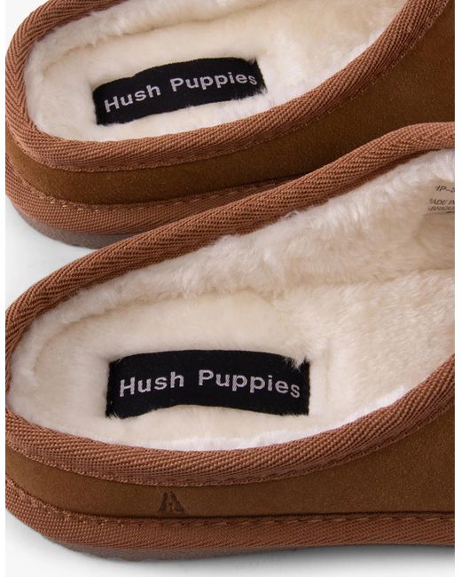 Hush Puppies Brown Conrad Slippers Tan for men