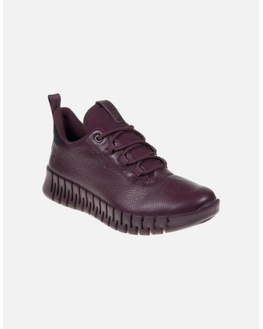 Ecco Purple Gruuv Gore-Tex Walking Trainers