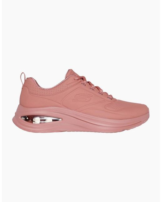 Skechers Pink Skech-Air Meta Extraordinaire 150136-Rust Rust Lace Up Shoes