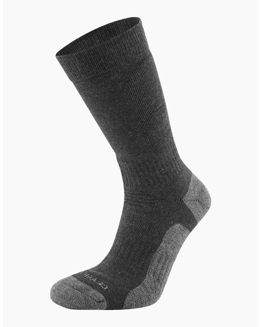Craghoppers Black Adult Trek Merino Wool Socks