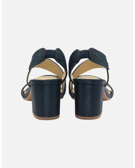 Lotus Blue Galacia Heeled Sandals