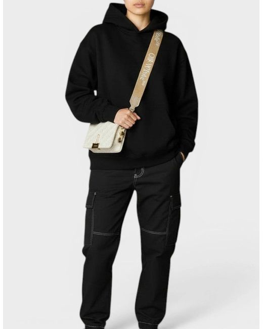 Off-White c/o Virgil Abloh Natural Smr Rafia Mini Flap Bag