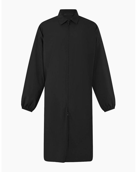 Fear Of God Black Car Coat Trench Coat for men