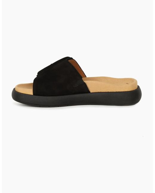 Gabor Black Adios Sandals
