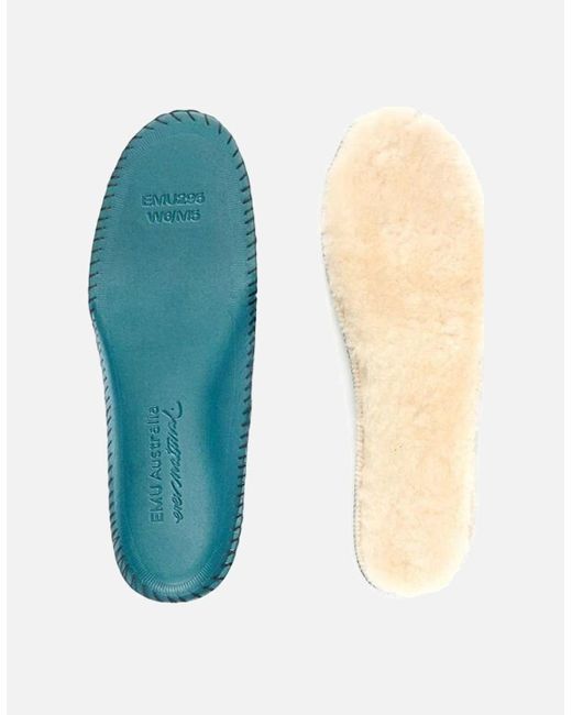 EMU Blue Australia Waterproof Insoles Sheepskin Natural