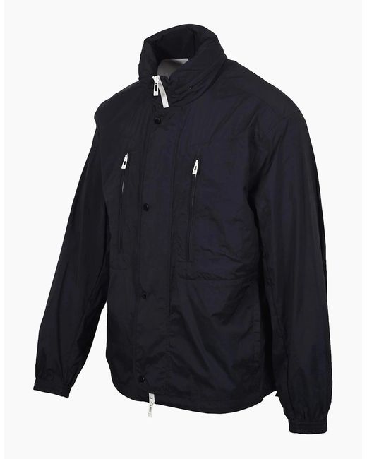 ARMANI EXCHANGE Blue Woven Jacket Deep for men