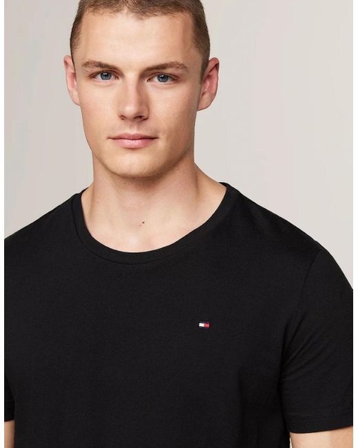 Tommy Hilfiger Black 3 Pack T-Shirts for men