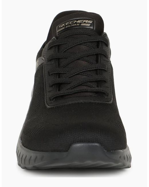 Skechers Black Bobs Squad Chaos Slip