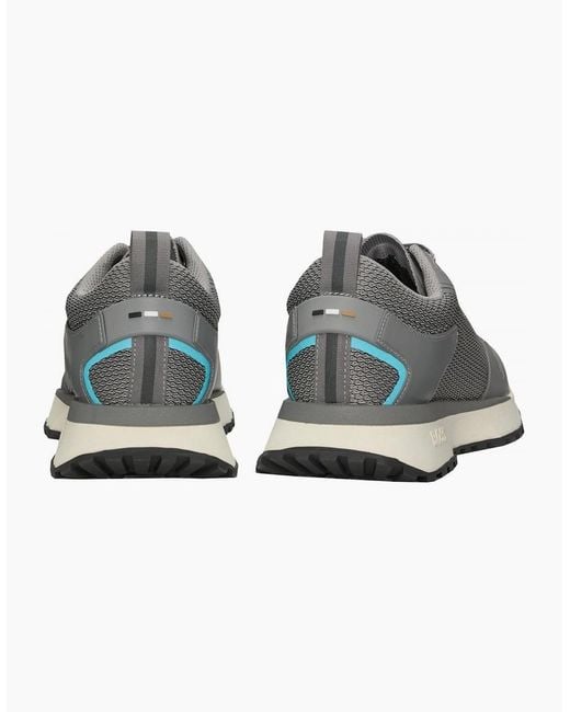Boss Gray Jonah Runn Trainers for men