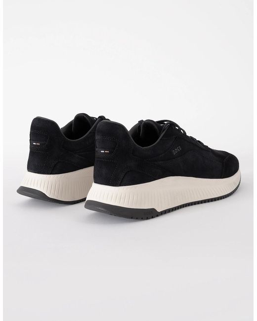 Boss Black Boss Ttnm Evo Suede Trainers for men