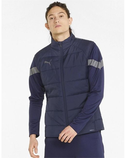 PUMA Blue Teamliga Vest Jacket Gilet for men
