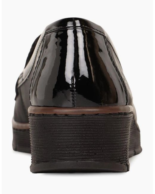 Rieker Black Grade Tassel Loafers