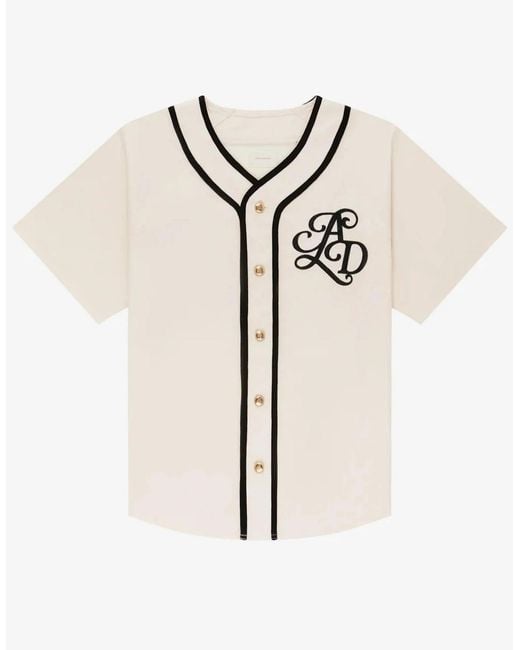 Aimé Leon Dore Natural Monogram Baseball Jersey