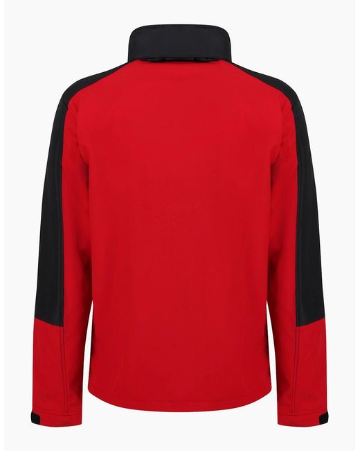 Regatta Red Professional Hydroforce 3-Layer Membrane Waterproof Breathable Softshell Jackets for men