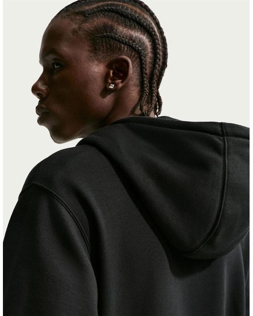 Nike Black Sportswear Club Fleece Full-Zip Hoodie for men