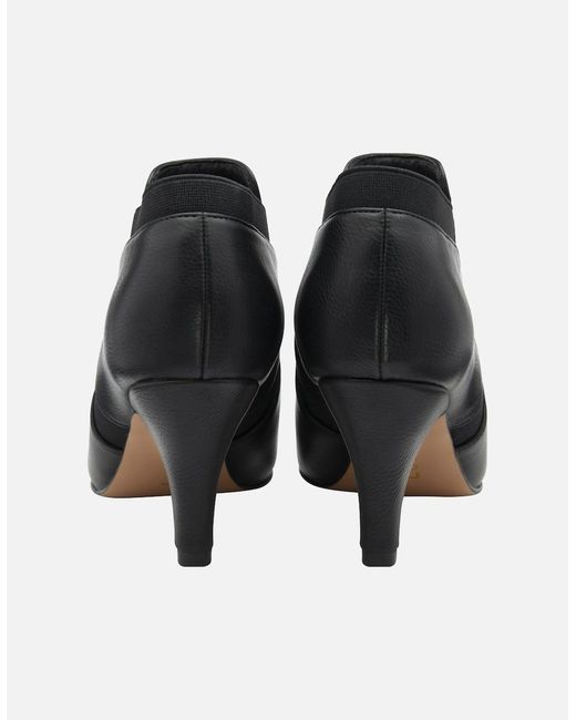 Lotus Black Kristina High Cut Court Shoes