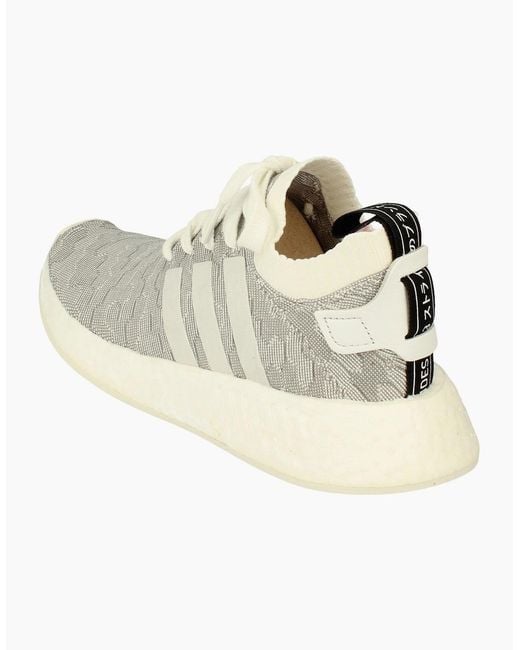Adidas White Originals Nmd_R2 Pk Sneakers By9520