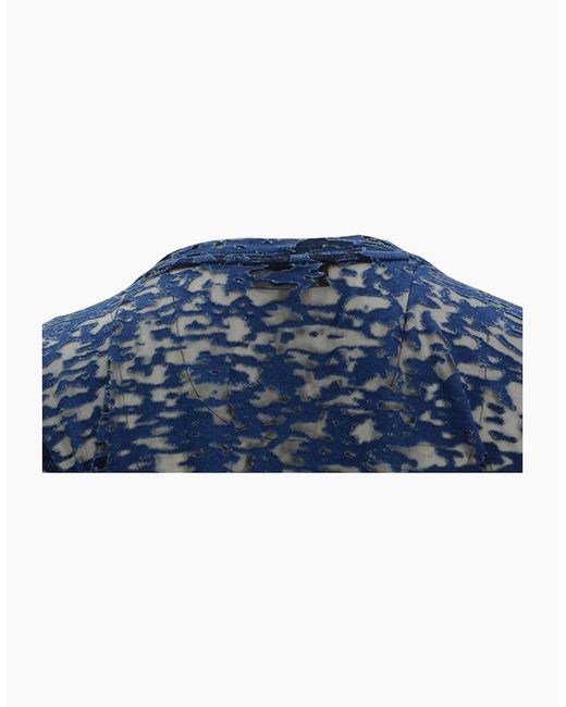 DIESEL Blue T Zitu C Dress Round Neck Short Sleeve Party Tops Summer Outwear