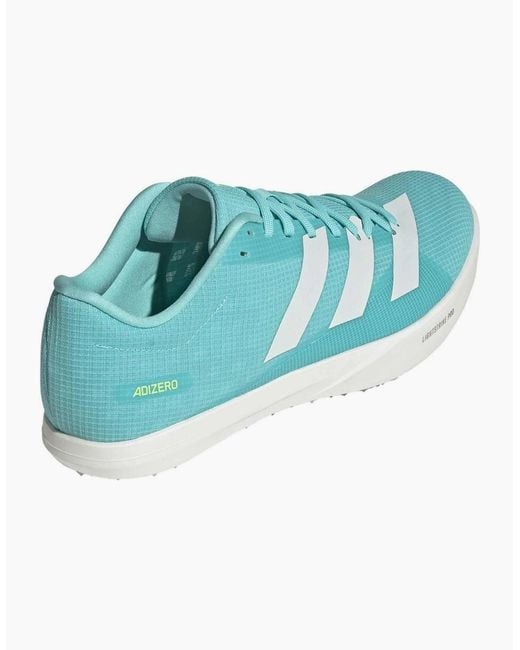 Adidas Blue Adizero Lj Running Lace Up Road Sneakers for men