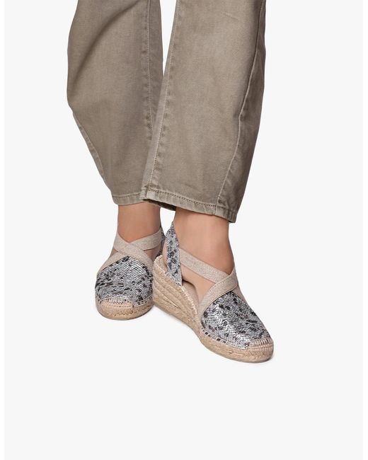Toni Pons Metallic Triton Espadrille Sandals Night
