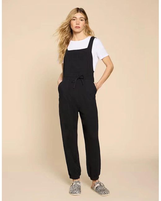 White Stuff Natural Daphne Jersey Dungaree Pure