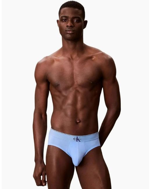 Calvin Klein Blue 3-Pack Ck Archive Briefs for men