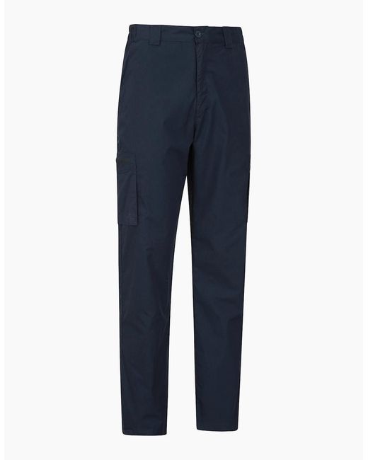 Mountain Warehouse Blue Trek Ii Trousers for men
